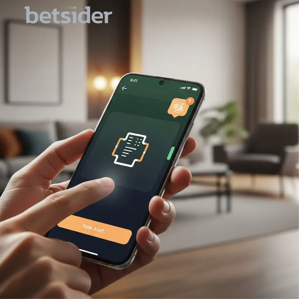 Benachrichtigung einer mobilen Wett-App